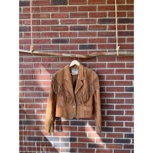 Pioneer Wear Fringe Cropped Jacket Size 14